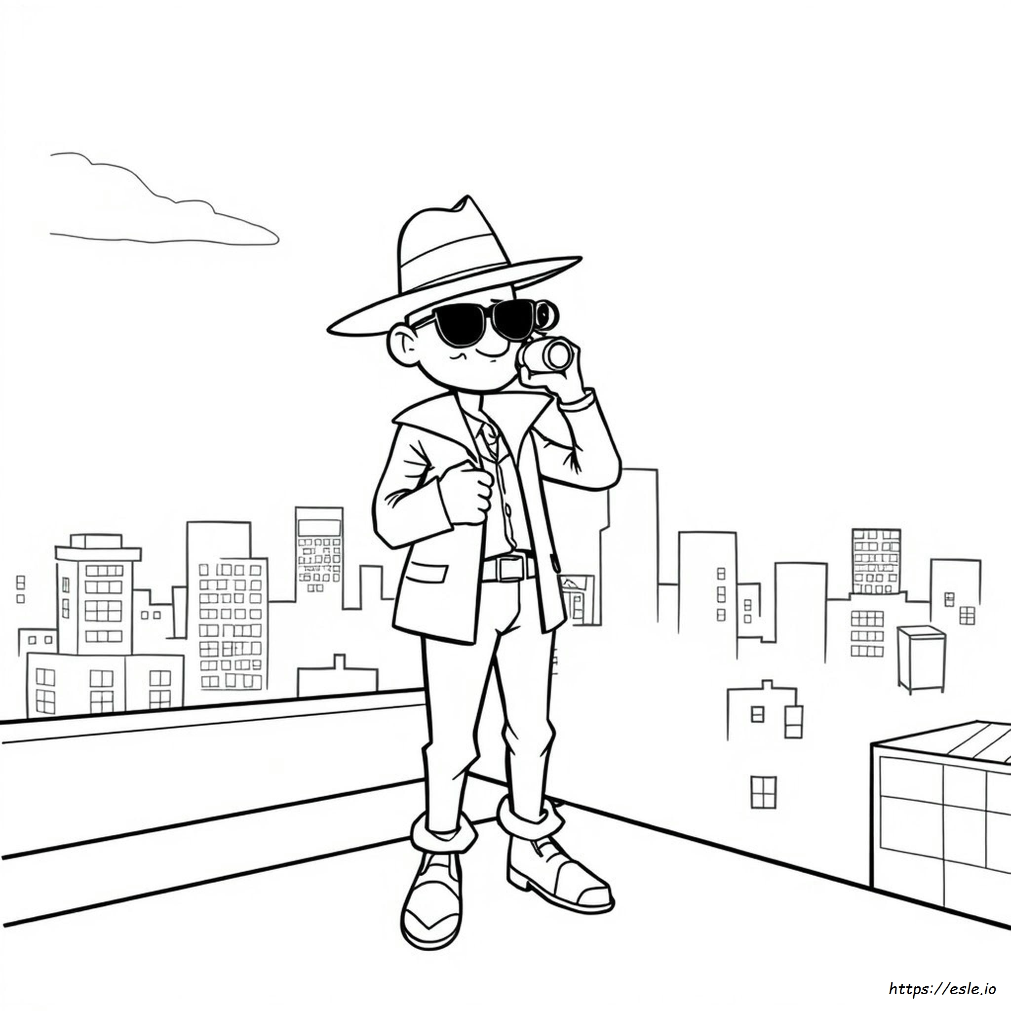 Spy Coloring Pages Free
