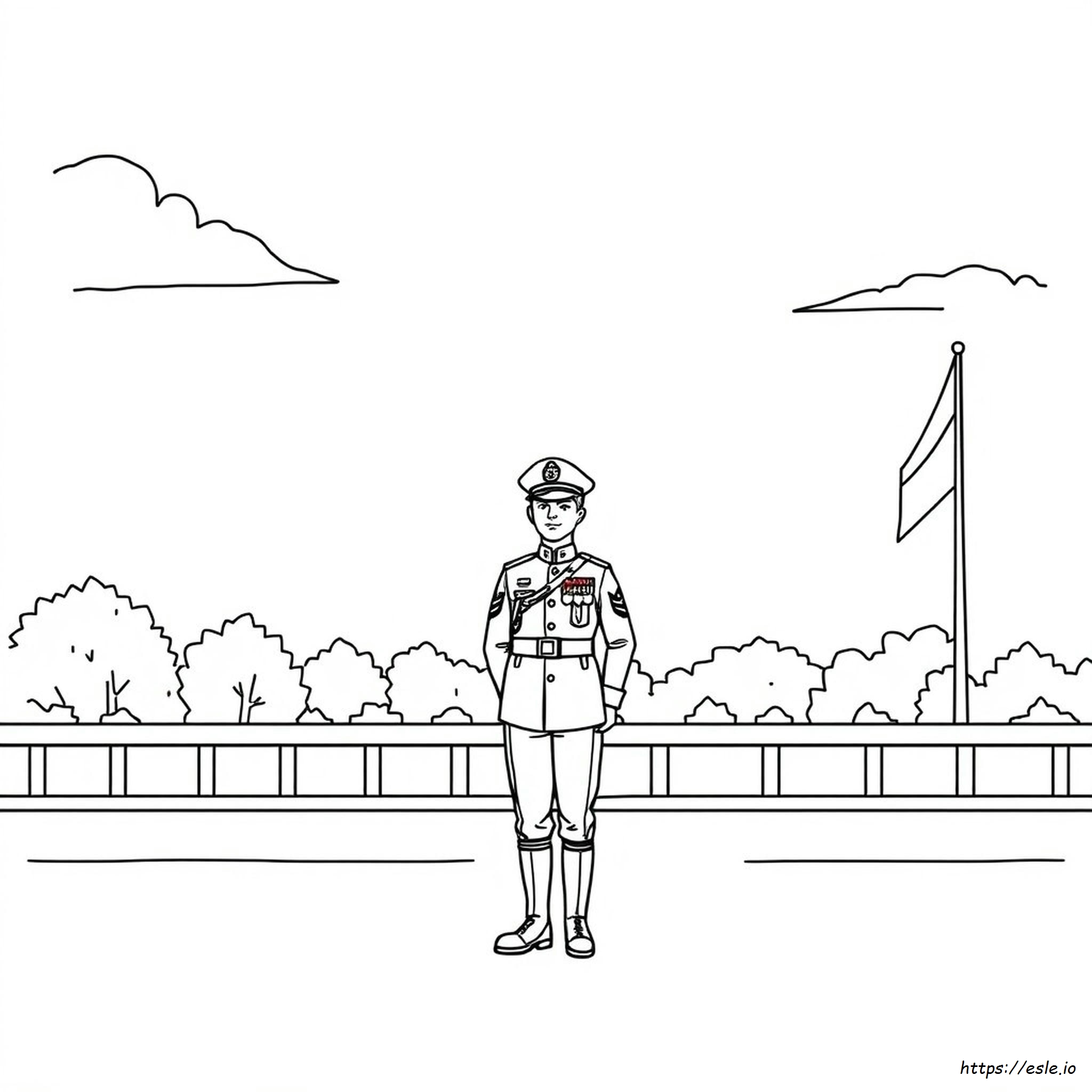 Branches Of Military Coloring Page