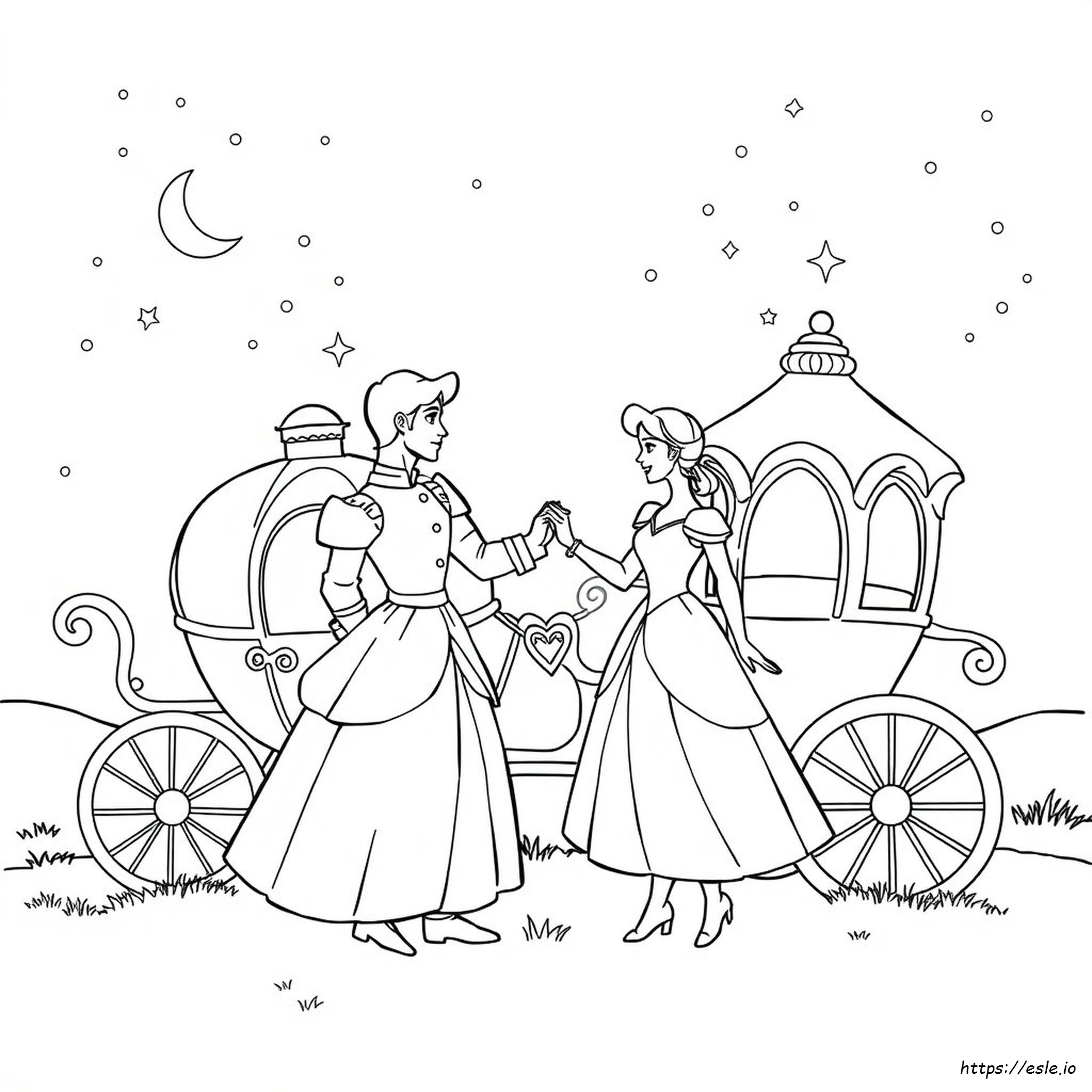 Cinderella Prince Charming Coloring Pages