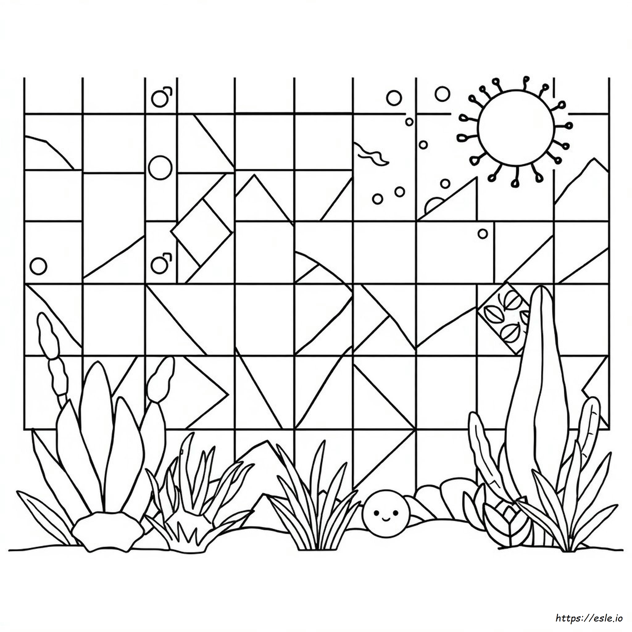 Mosaic Coloring Pages Pdf