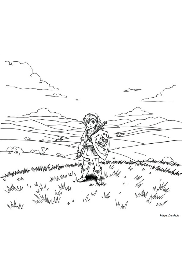 Link Breath Of The Wild Ausmalbilder