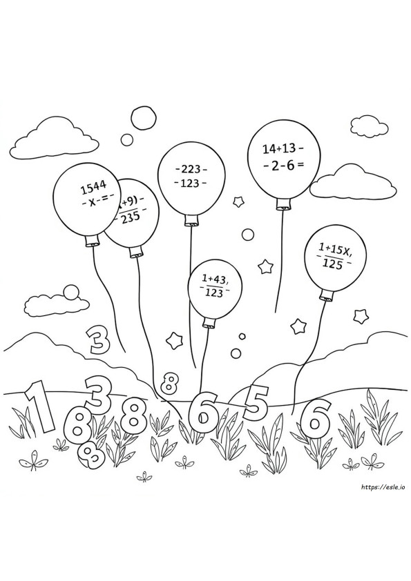 Disegni Da Colorare Con I Numeri Stampabili E Fatti Matematici