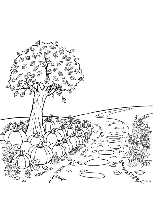 Free Coloring Pages For Fall Printable
