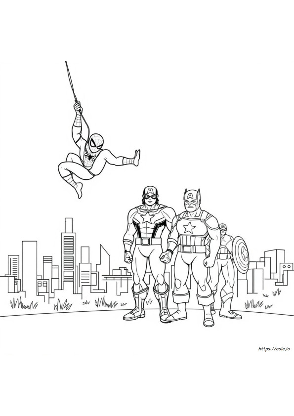 Spidey And Friends Coloring Pages Pdf