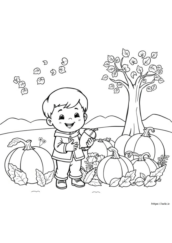 Prek Fall Coloring Pages