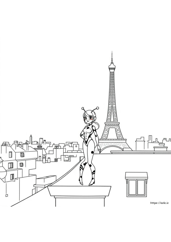 Miraculous Ladybug Coloring Pages Free