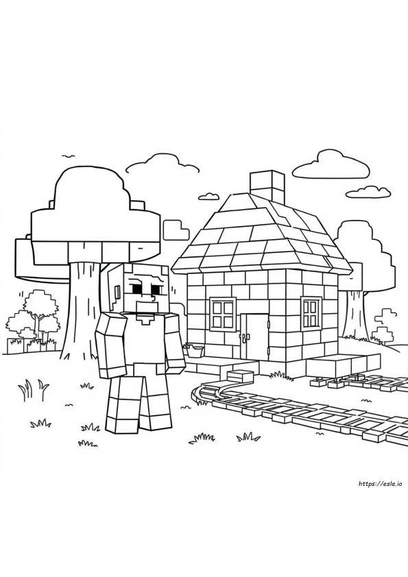 200 Minecraft V rityskuvat Ilmaiset Tulostettavat Sivut ESLE