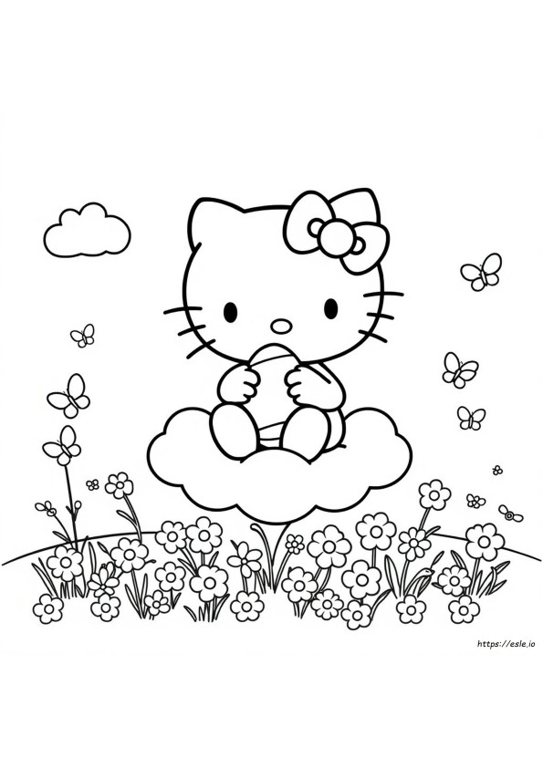 Hello Kitty: Pasqua Da Colorare