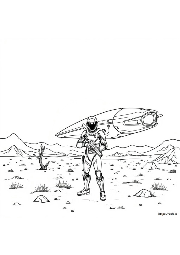 Red One Movie Coloring Pages