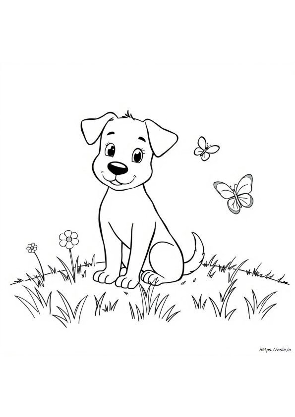 Köpek Boyama Resmi
