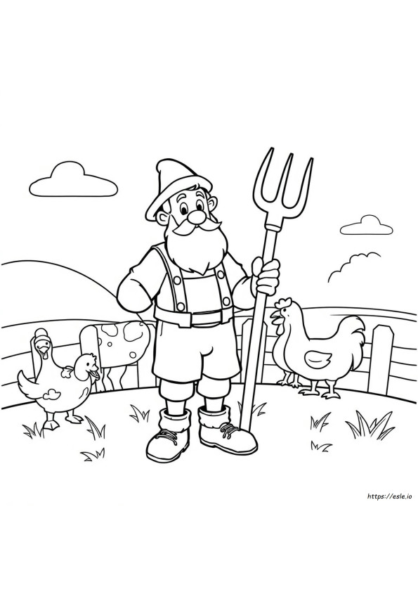 Printable Old Macdonald Coloring Pages