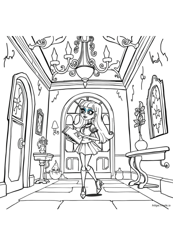Monster High Ghoulia Ausmalbilder