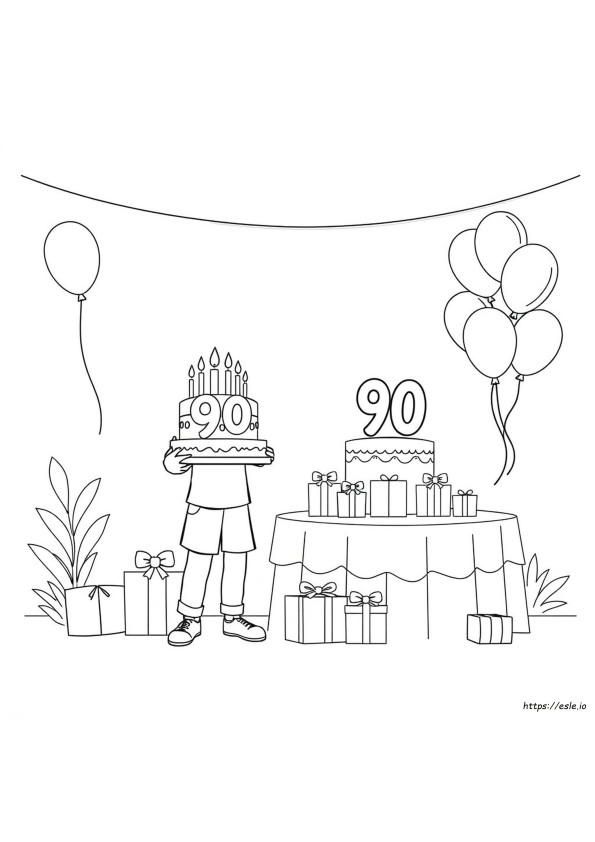 What Is The Color Of 90Th Birthday