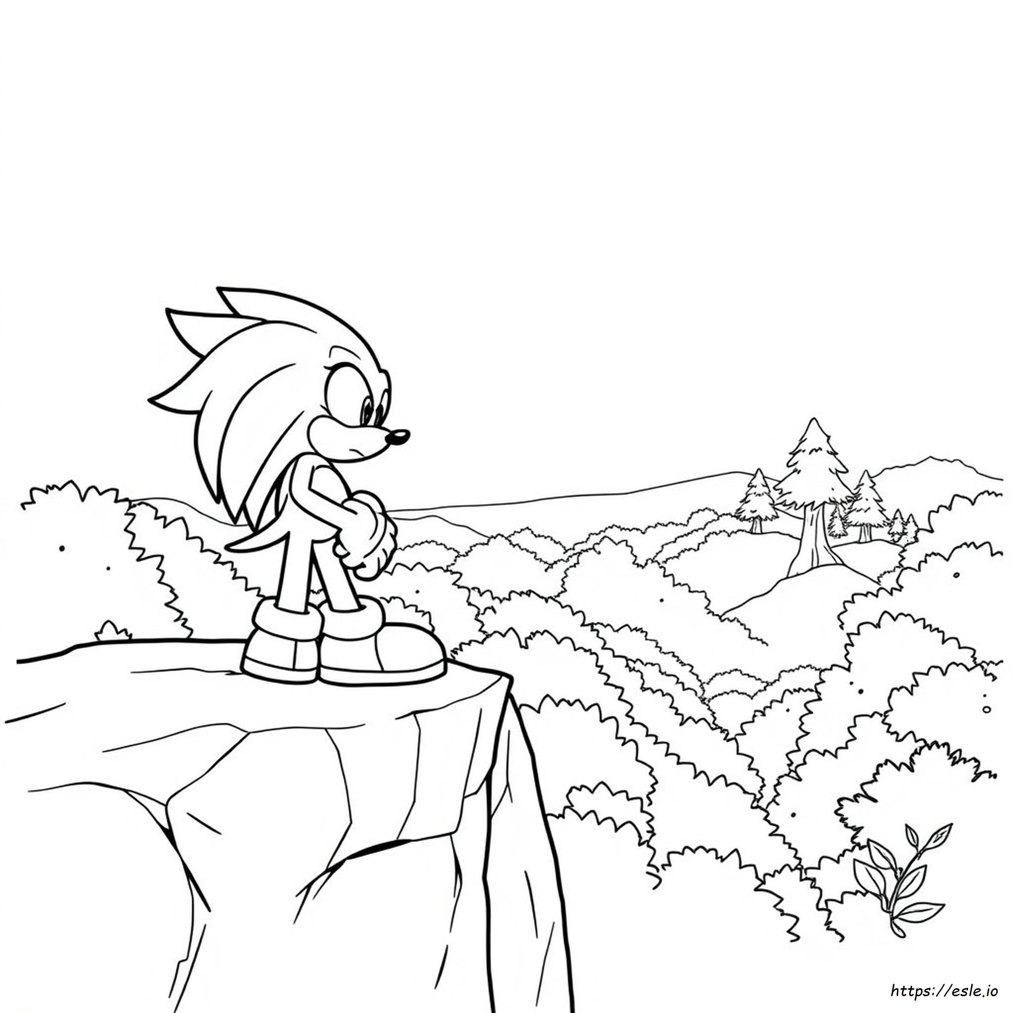 Drawing Knuckles Sonic Coloring Pages Movie