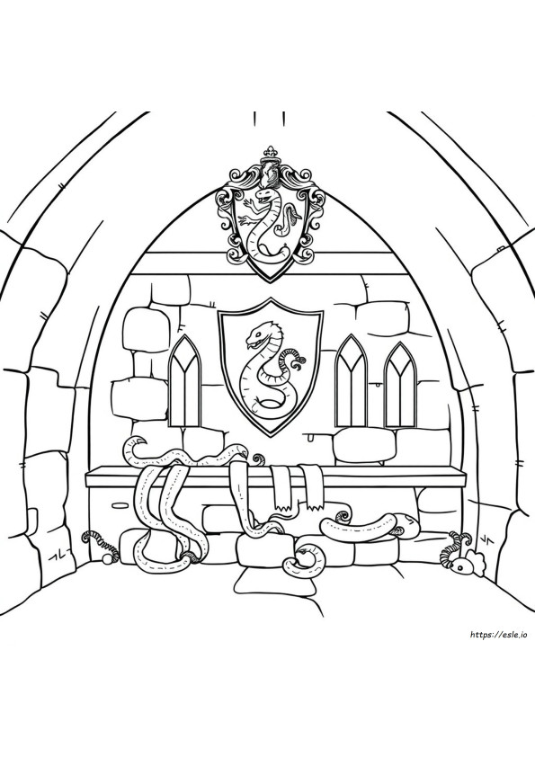 Slytherin Coloring Pages