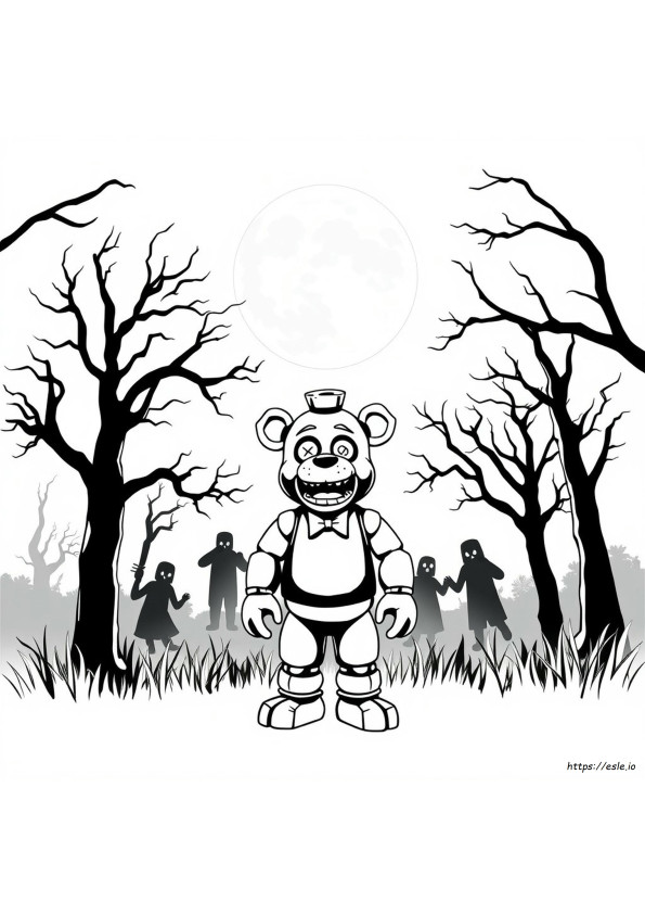 Nightmare Freddy: Immagini Da Colorare