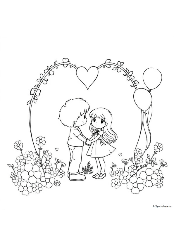 Precious Moments Valentinstag Ausmalbilder