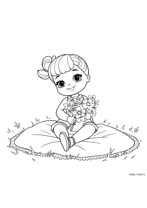 Coloriage Poupée Omg À Imprimer