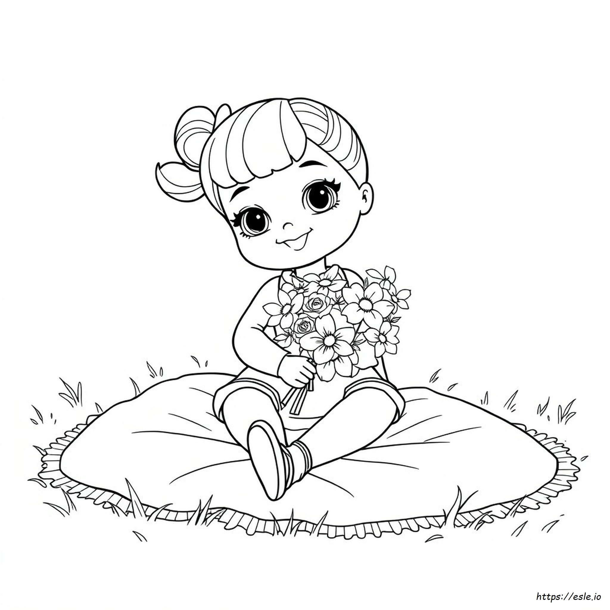 Coloriage Poupée Omg À Imprimer