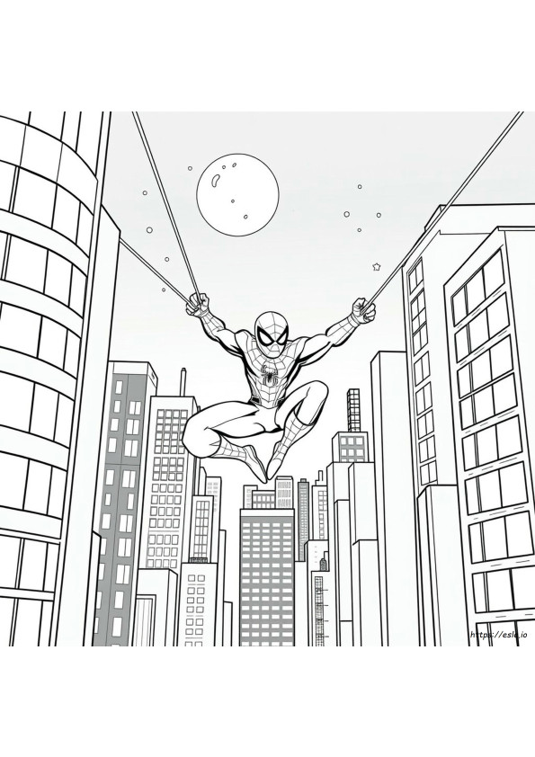 Spiderman Colouring Pages