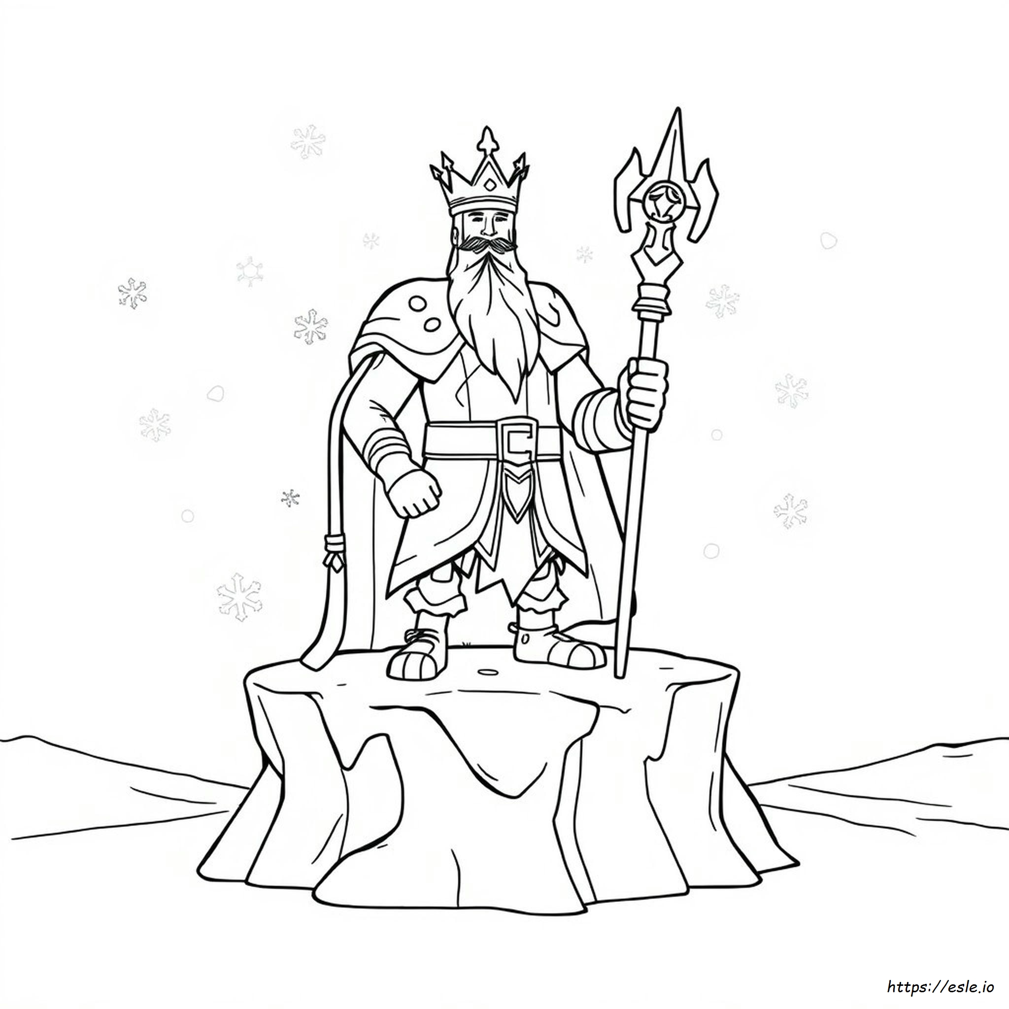 Fortnite Coloring Pages Ice King