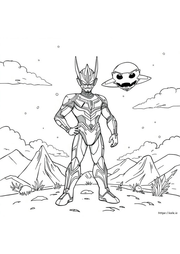 Ultraman Zero Da Colorare