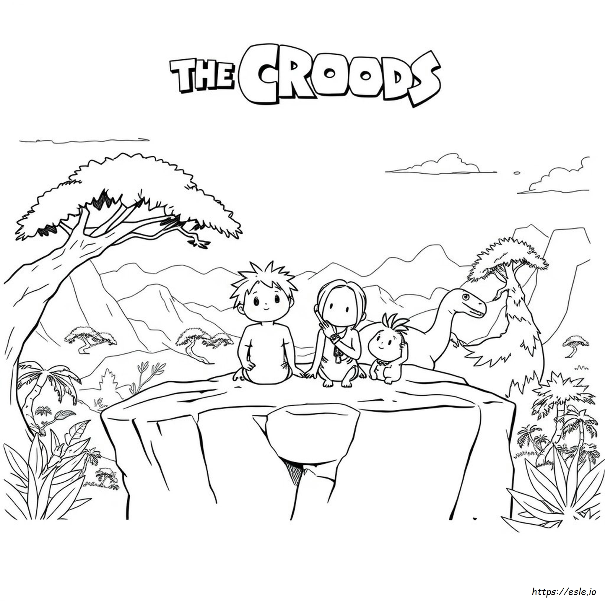 The Croods Coloring Page