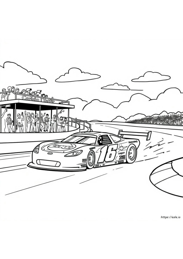 Nascar Coloring Pages Printable