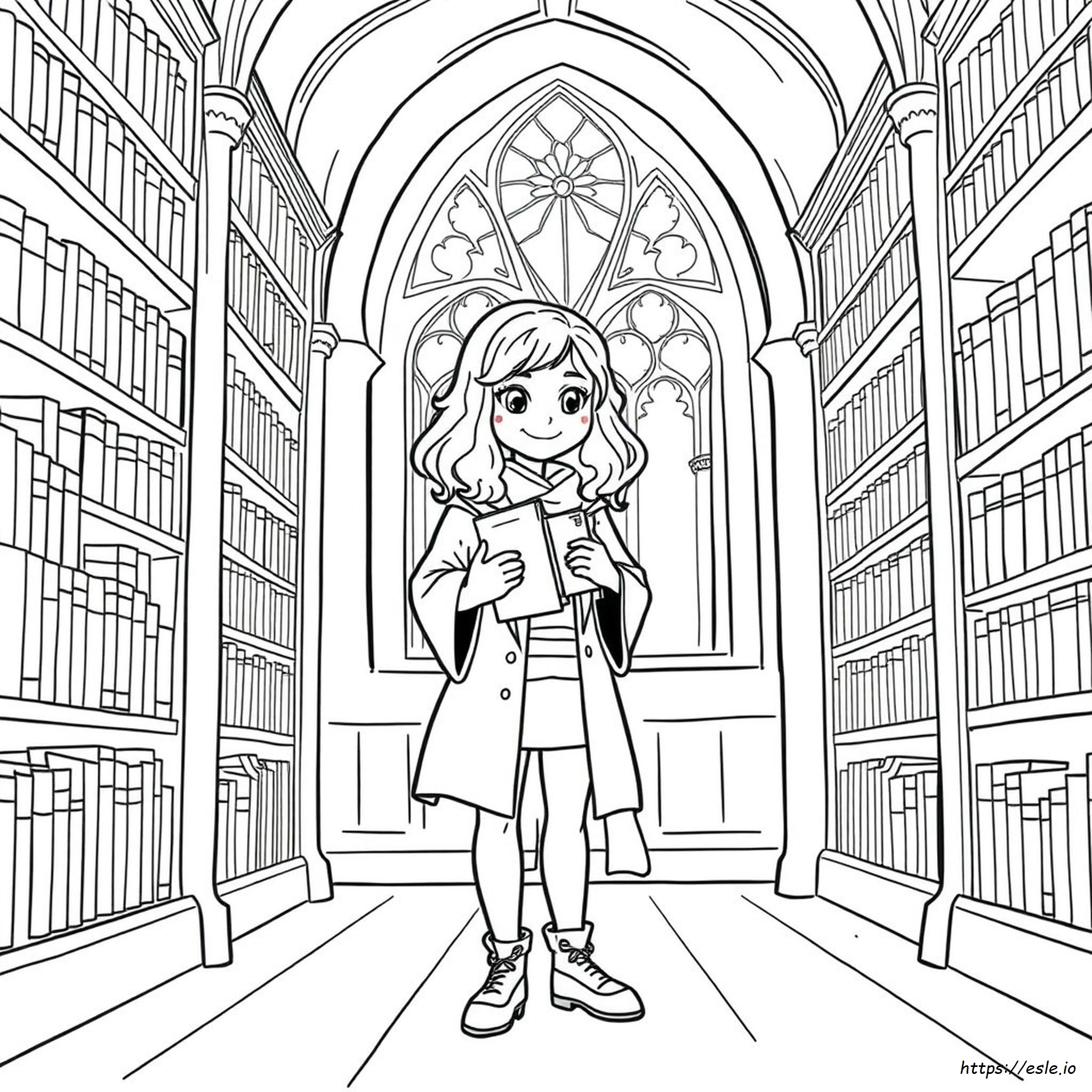 Hermione Granger Planșe De Colorat