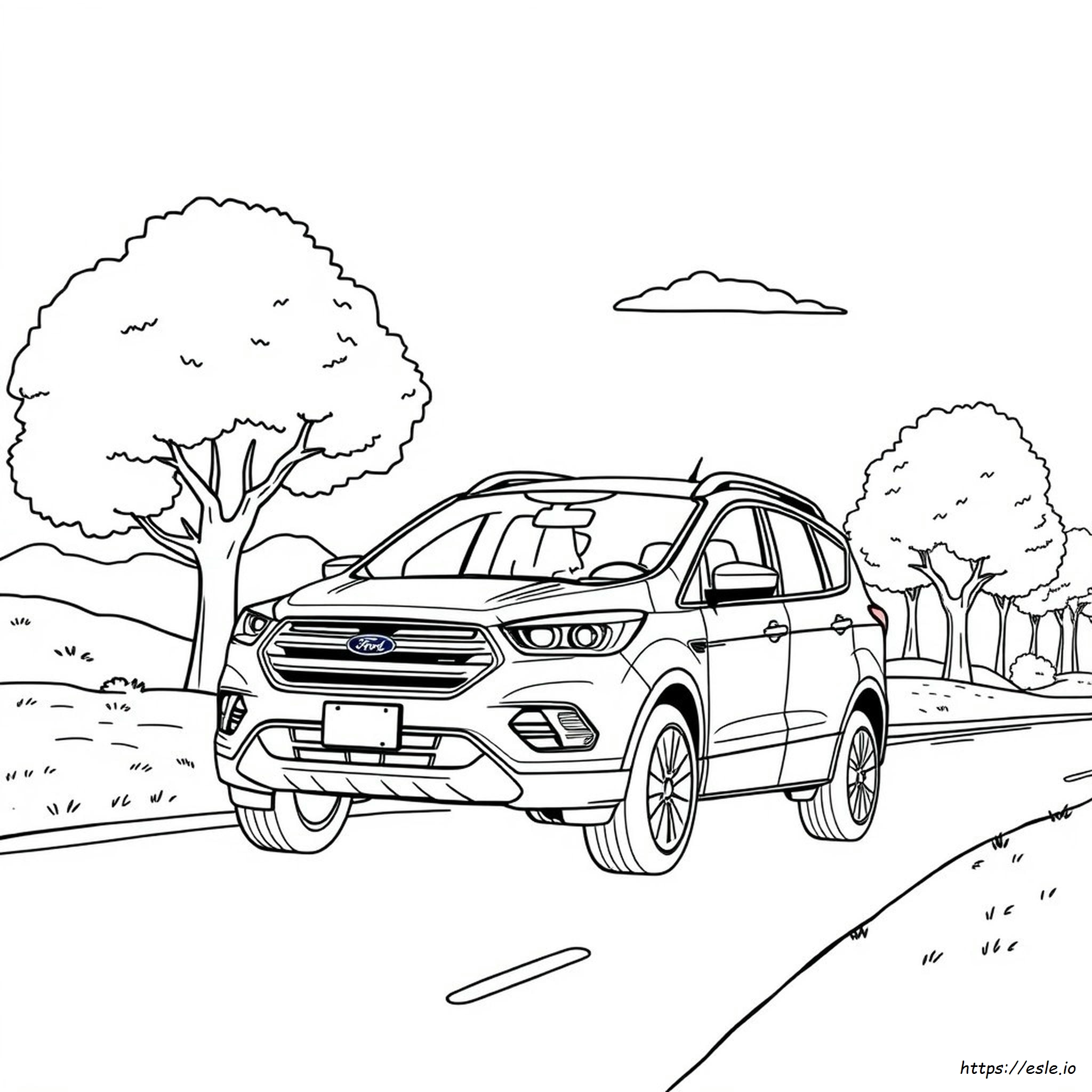 Ford Escape Coloring Page