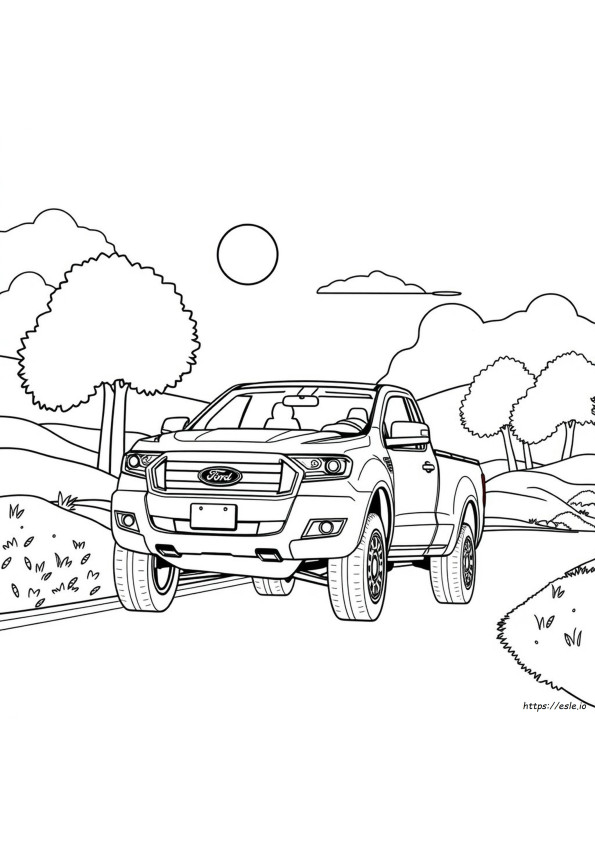 Ford Ranger Színező Oldalak