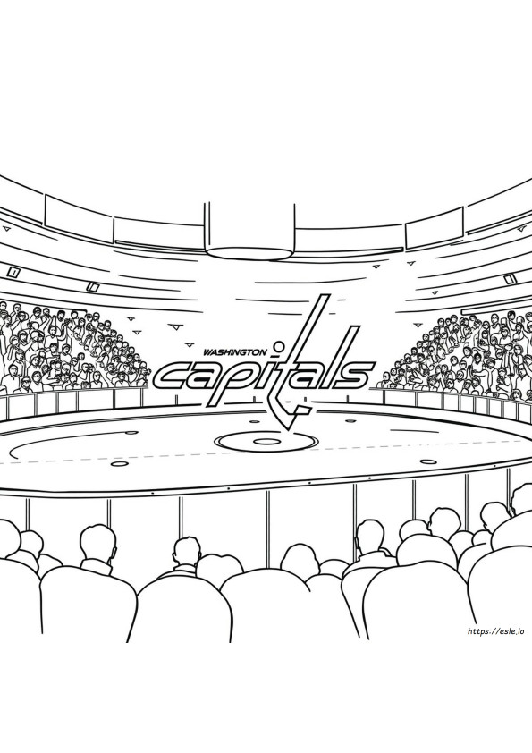 Washington Capitals Kleurplaten