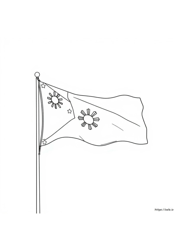 Steagul Filipinelor De Colorat