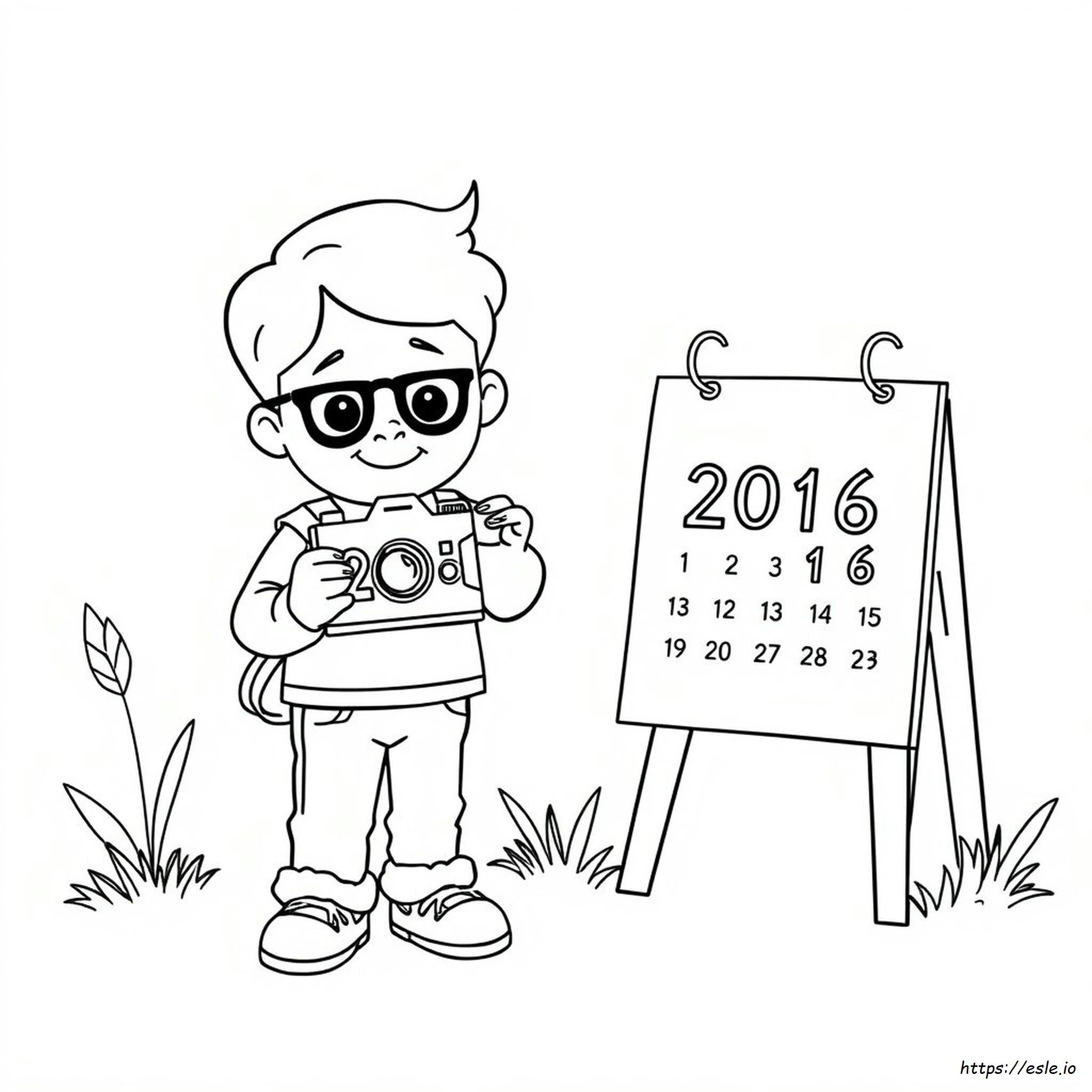 Coloriage 2016