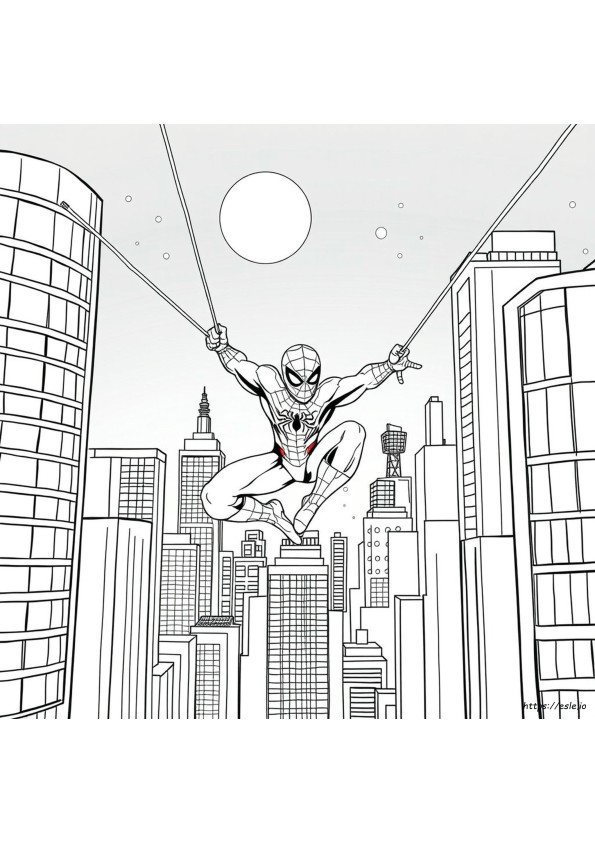 Printable Coloring Pages Of Spiderman