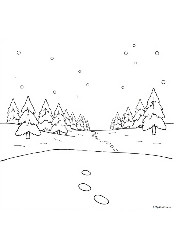 Chapéu De Inverno Para Colorir