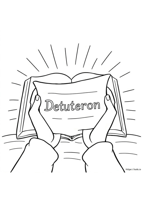 Deuteronomy Coloring Page
