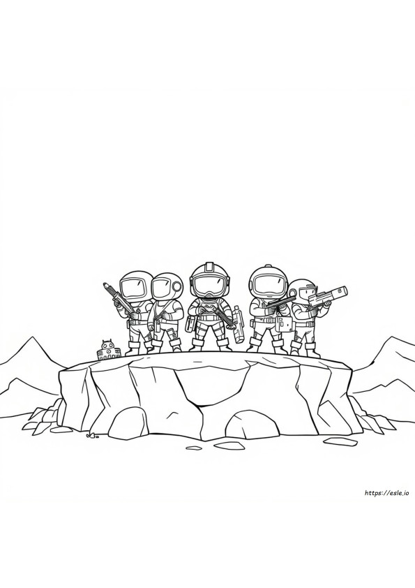 Mini Force Miniforce Coloring Pages
