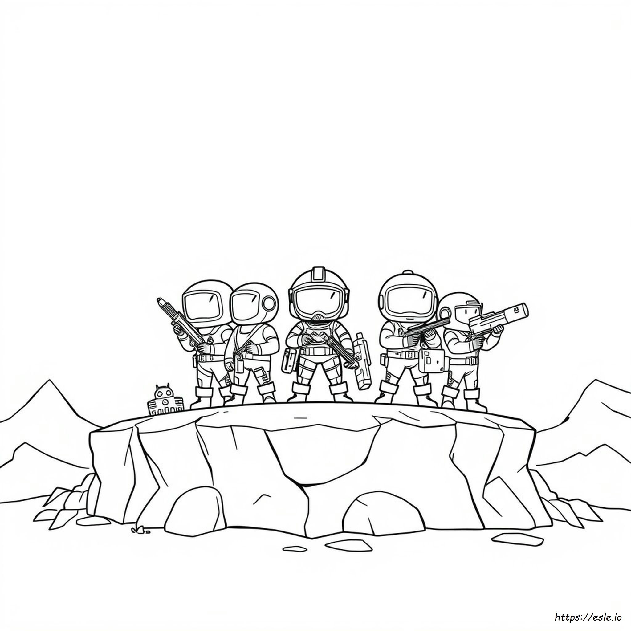 Mini Force Miniforce Coloring Pages