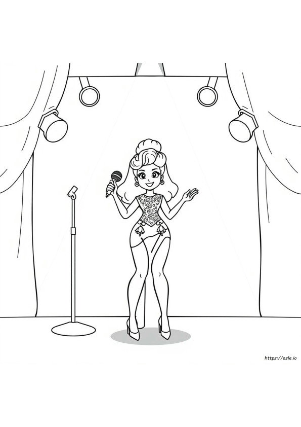 Coloriage Diva