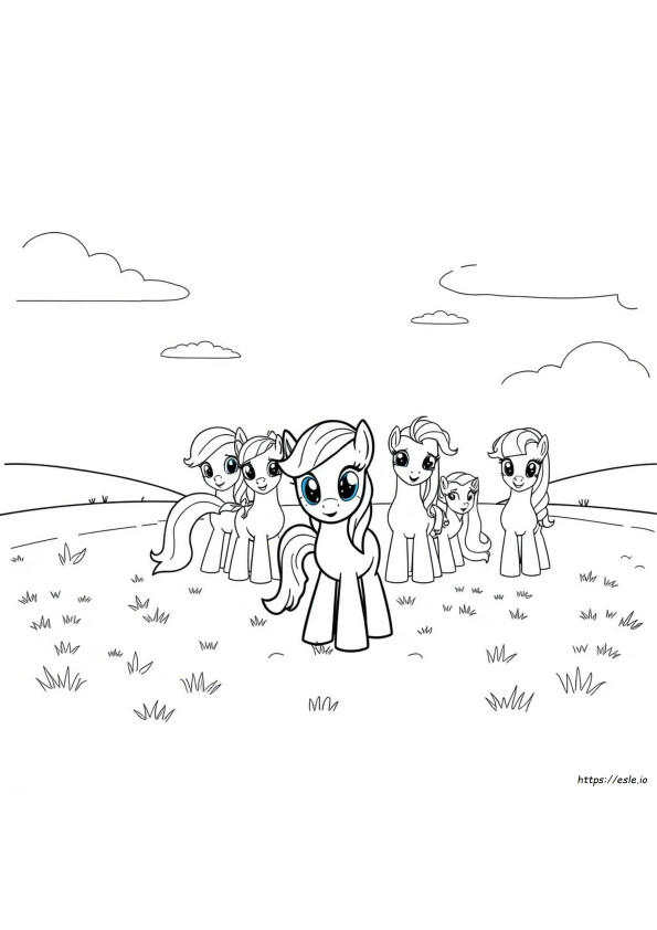 My Little Pony Friendship Is Magic Coloring Page
