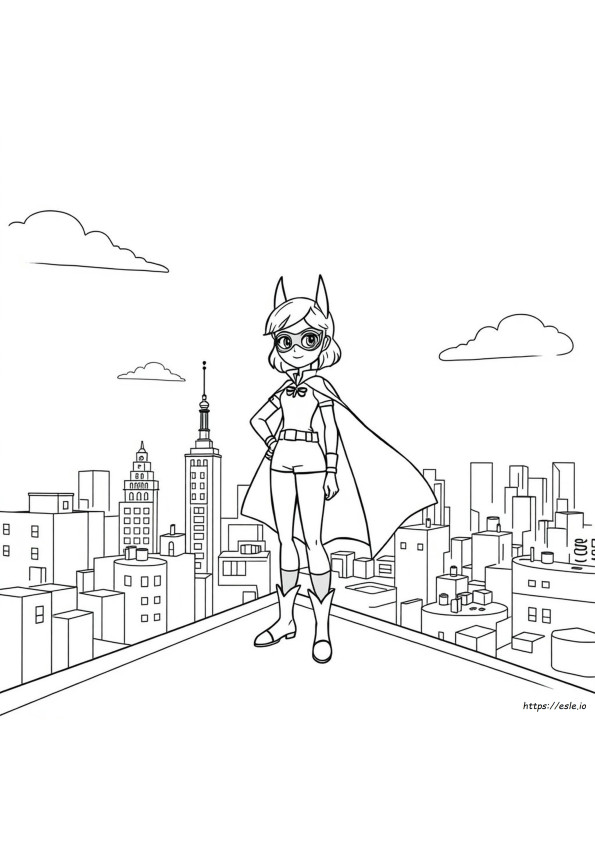 Marinette Colouring Pages