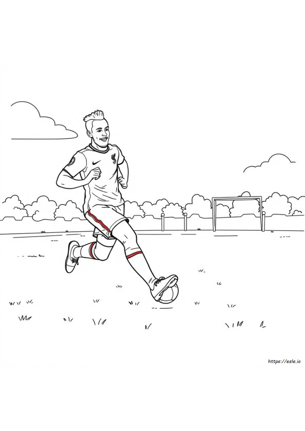 Sadio Mane Colouring Pages