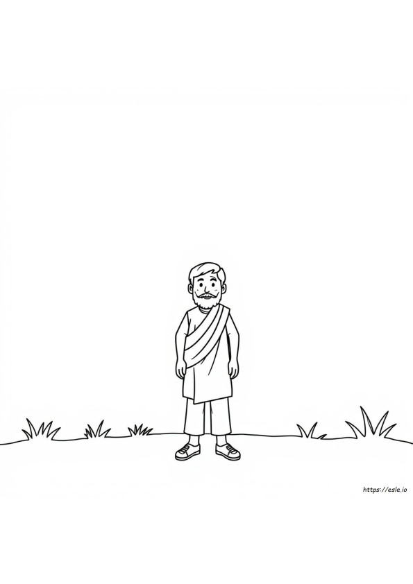 Dibujo Para Colorear De Paul