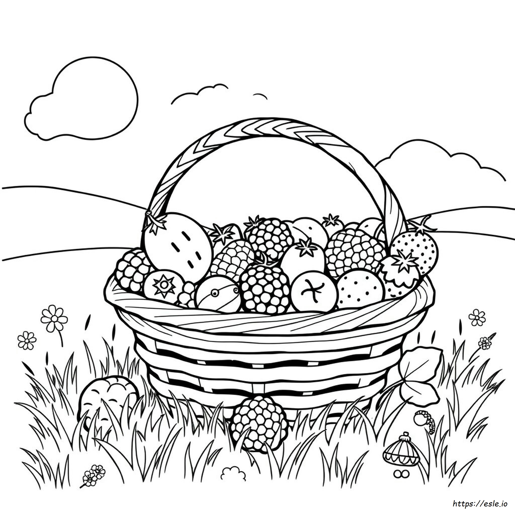 Frutta Da Colorare Per La Scuola Materna In Pdf
