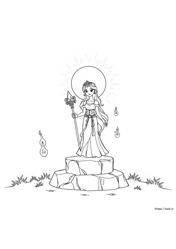 Princess Red Descendants The Rise Of Red Coloring Pages