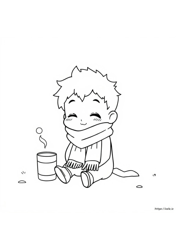 Coloriage Chibi Muichiro Tokito