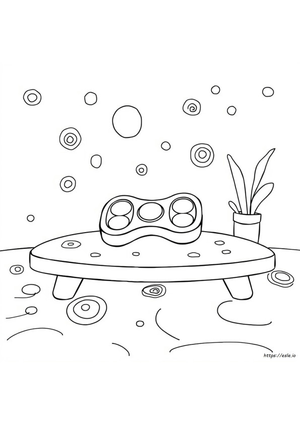Fidget Colouring Pages