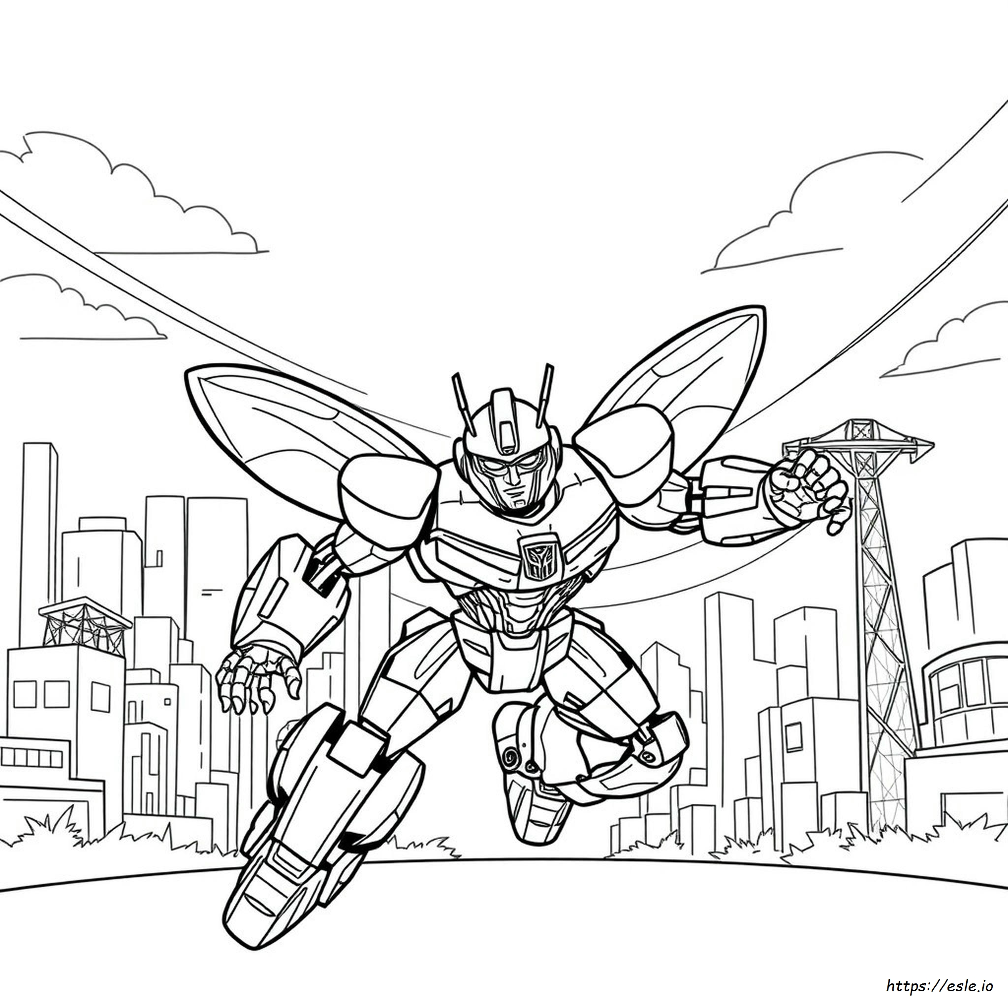 Bumblebee Transformer Coloring Pictures
