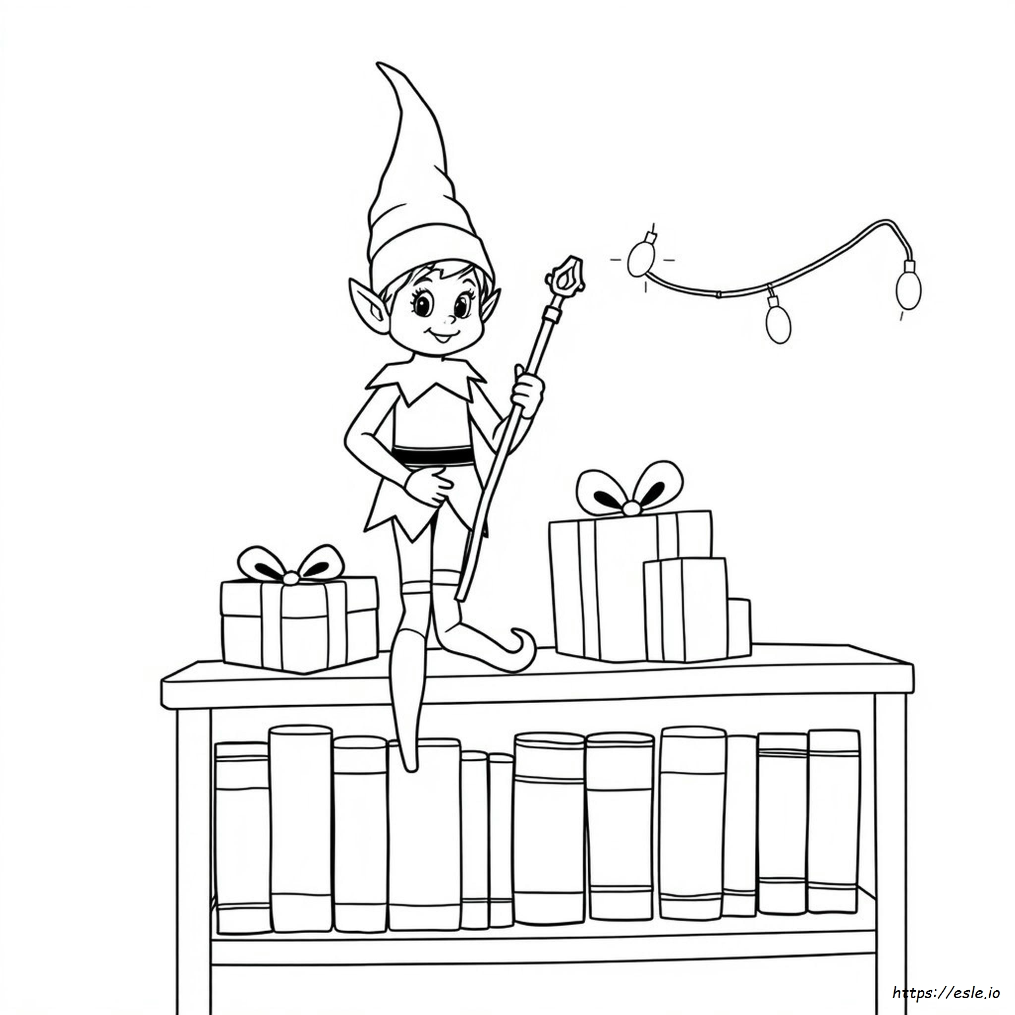 Elf On The Shelf Ausmalbilder Zum Ausdrucken Kostenlos